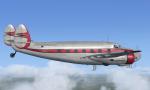 Lockheed L-18 Lodestar red on bare metal civilian N643BC textures